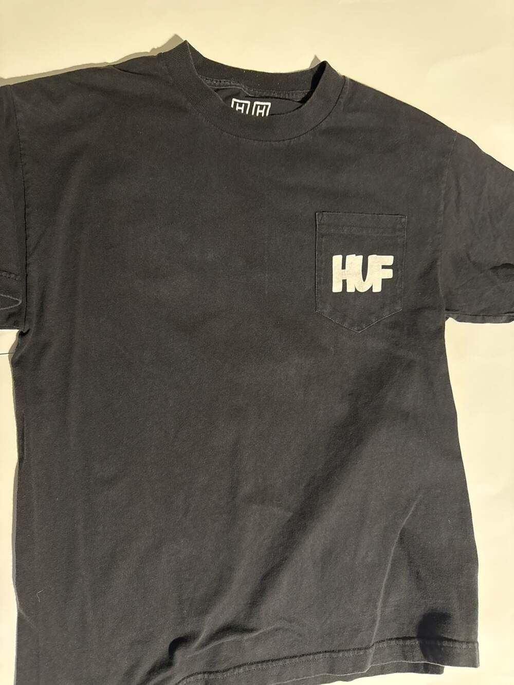 HUF Triple Triangle HAZE X HUF Black Pocket T-Shirt
